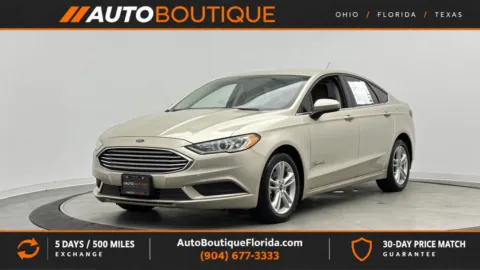 Gold 2018 Ford Fusion Hybrid S for sale in Jacksonville, FL
