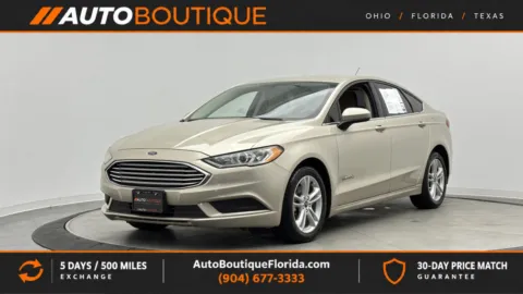 Gold 2018 Ford Fusion Hybrid S for sale in Jacksonville, FL