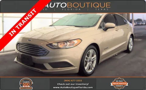 Gold 2018 Ford Fusion Hybrid S for sale in Jacksonville, FL