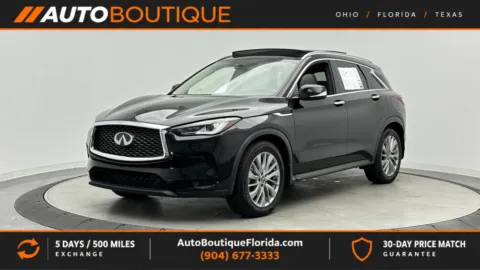 Black 2023 INFINITI QX50 LUXE for sale in Jacksonville, FL