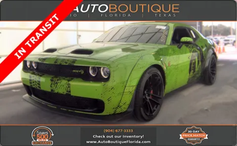 Black 2021 Dodge Challenger SRT Hellcat Widebody for sale in Jacksonville, FL