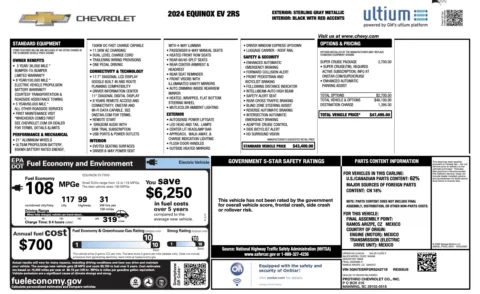 More photos of 2024 Chevrolet Equinox EV RS at Auto Boutique Florida, FL