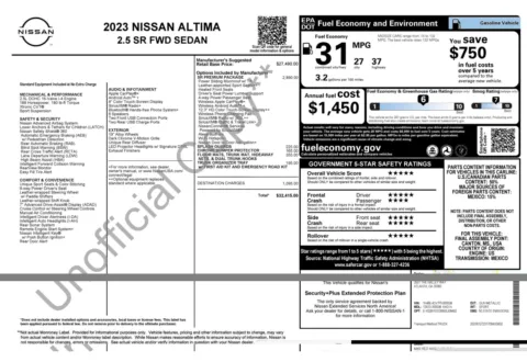 More photos of 2023 Nissan Altima 2.5 SR at Auto Boutique Florida, FL