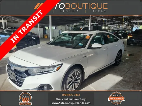 White 2021 Honda Accord Hybrid EX-L for sale in Jacksonville, FL