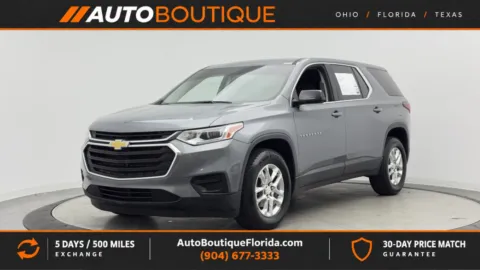 Gray 2018 Chevrolet Traverse LS for sale in Jacksonville, FL
