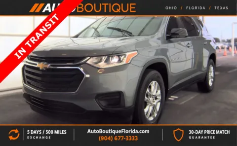 Gray 2018 Chevrolet Traverse LS for sale in Jacksonville, FL