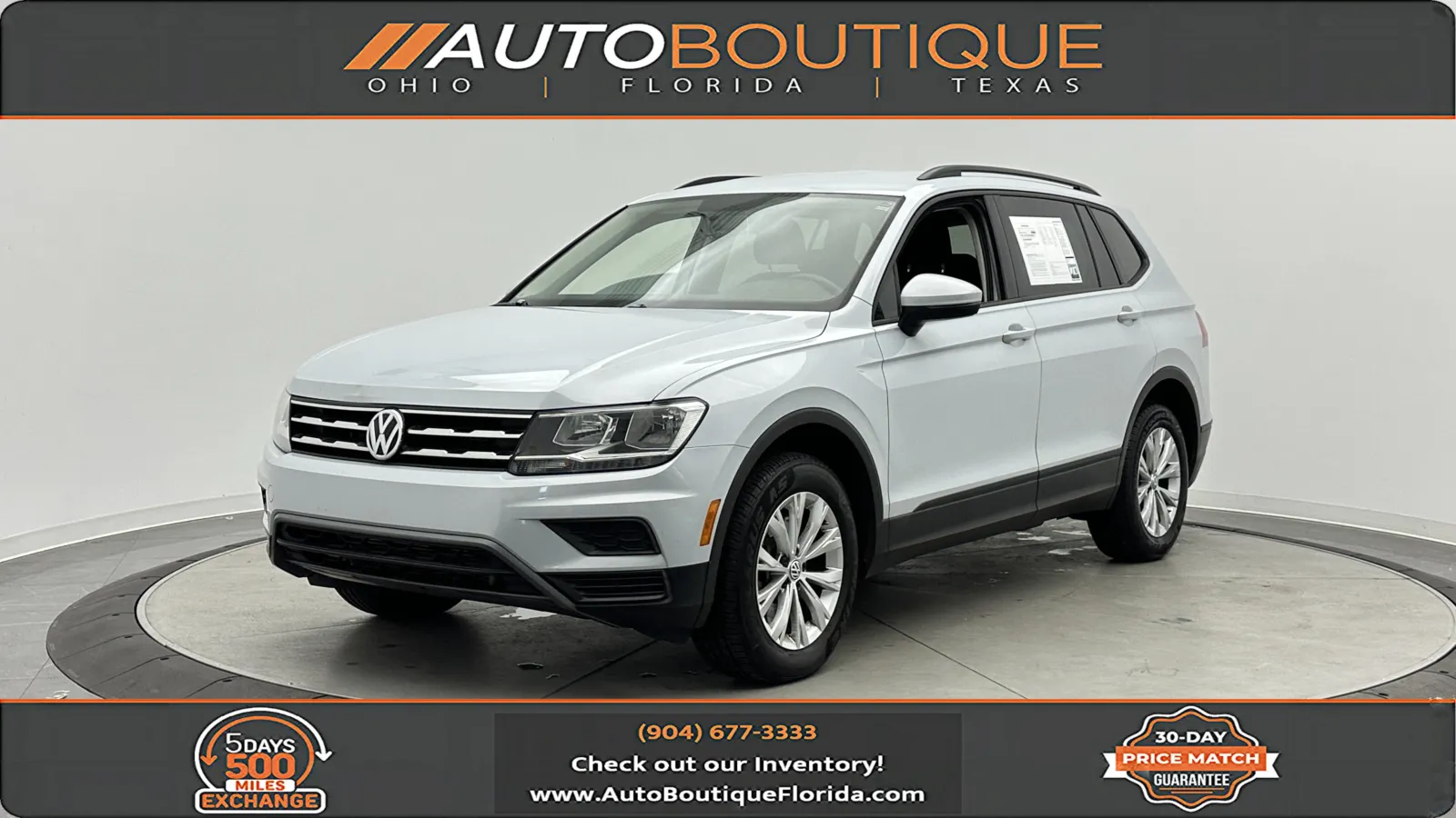 Black 2018 Volkswagen Tiguan S for sale in Jacksonville, FL