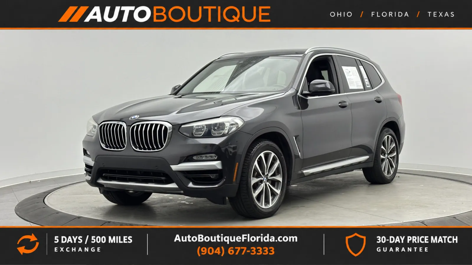 2019 BMW X3 sDrive30i for sale in Jacksonville, FL