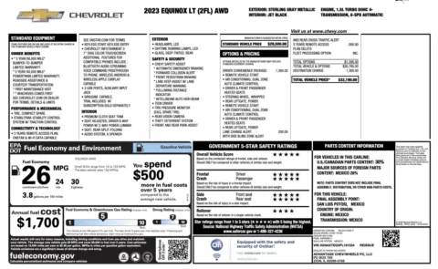 More photos of 2023 Chevrolet Equinox LT at Auto Boutique Florida, FL