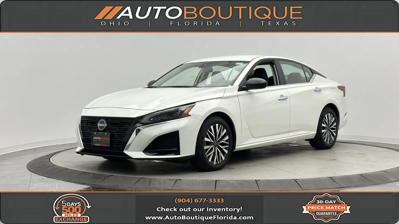 White 2025 Nissan Altima SV for sale in Jacksonville, FL
