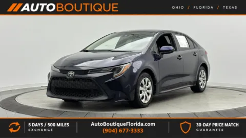 Blue 2020 Toyota Corolla LE for sale in Jacksonville, FL