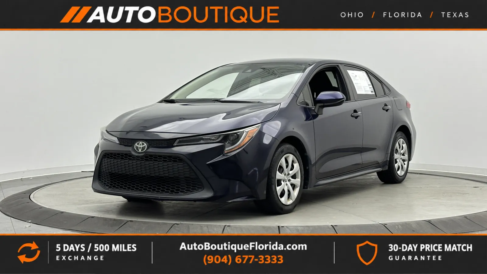 2020 Toyota Corolla LE for sale in Jacksonville, FL
