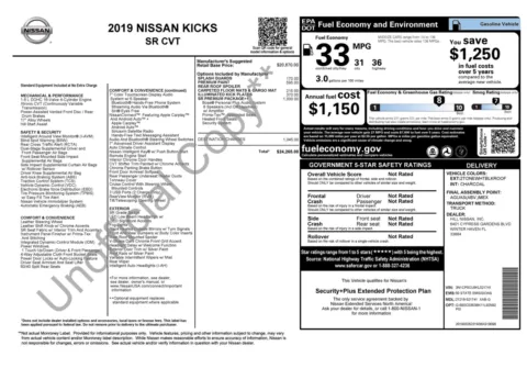 Photos of 2019 Nissan Kicks SR for sale in Jacksonville, FL at Auto Boutique Florida