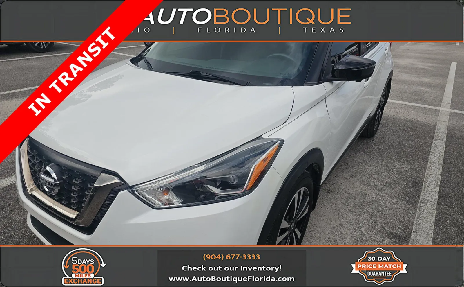 White 2019 Nissan Kicks SR for sale in Jacksonville, FL