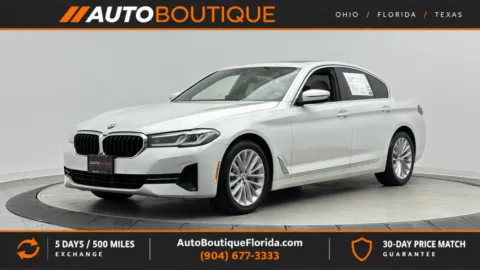 White 2022 BMW 5 Series 530i for sale in Jacksonville, FL