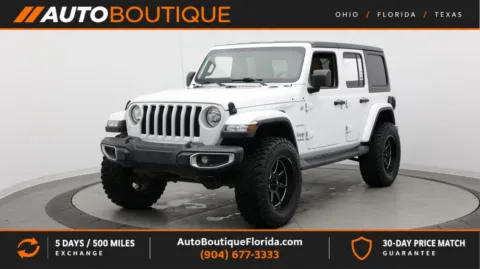 White 2020 Jeep Wrangler Unlimited Sahara for sale in Jacksonville, FL