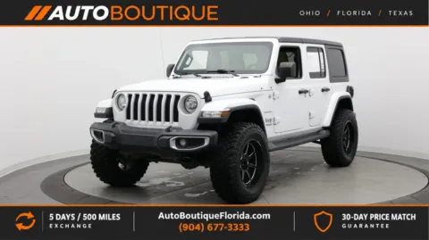 White 2020 Jeep Wrangler Unlimited Sahara for sale in Jacksonville, FL