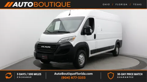 White 2023 Ram ProMaster Cargo Van 2500 159 WB for sale in Jacksonville, FL