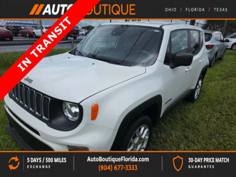 White 2023 Jeep Renegade Latitude for sale in Jacksonville, FL