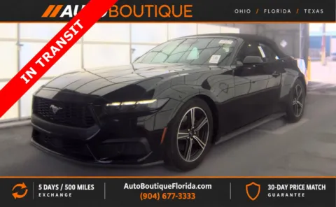Black 2025 Ford Mustang EcoBoost Premium for sale in Jacksonville, FL