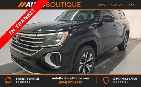 Black 2024 Volkswagen Atlas 2.0T SE for sale in Jacksonville, FL