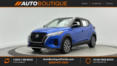 Blue 2021 Nissan Kicks SV for sale in Jacksonville, FL