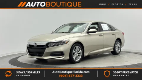 Gold 2018 Honda Accord Sedan LX 1.5T for sale in Jacksonville, FL