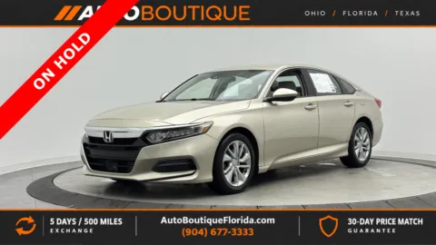 Gold 2018 Honda Accord Sedan LX 1.5T for sale in Jacksonville, FL