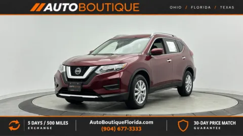 Red 2019 Nissan Rogue SV for sale in Jacksonville, FL