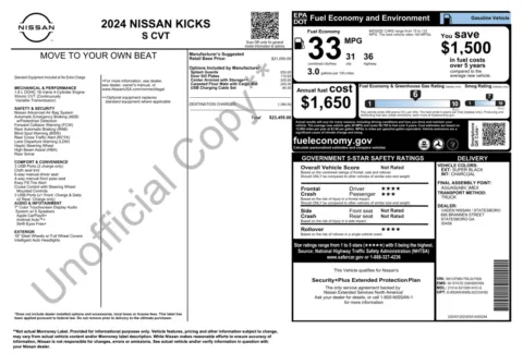 More photos of 2024 Nissan Kicks S at Auto Boutique Florida, FL