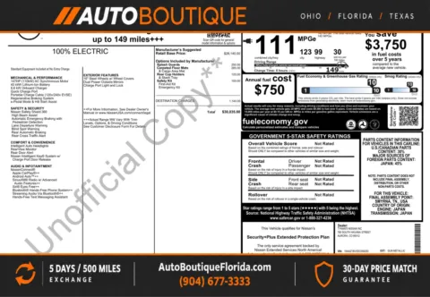 Gray 2025 Nissan LEAF S for sale in Jacksonville, FL