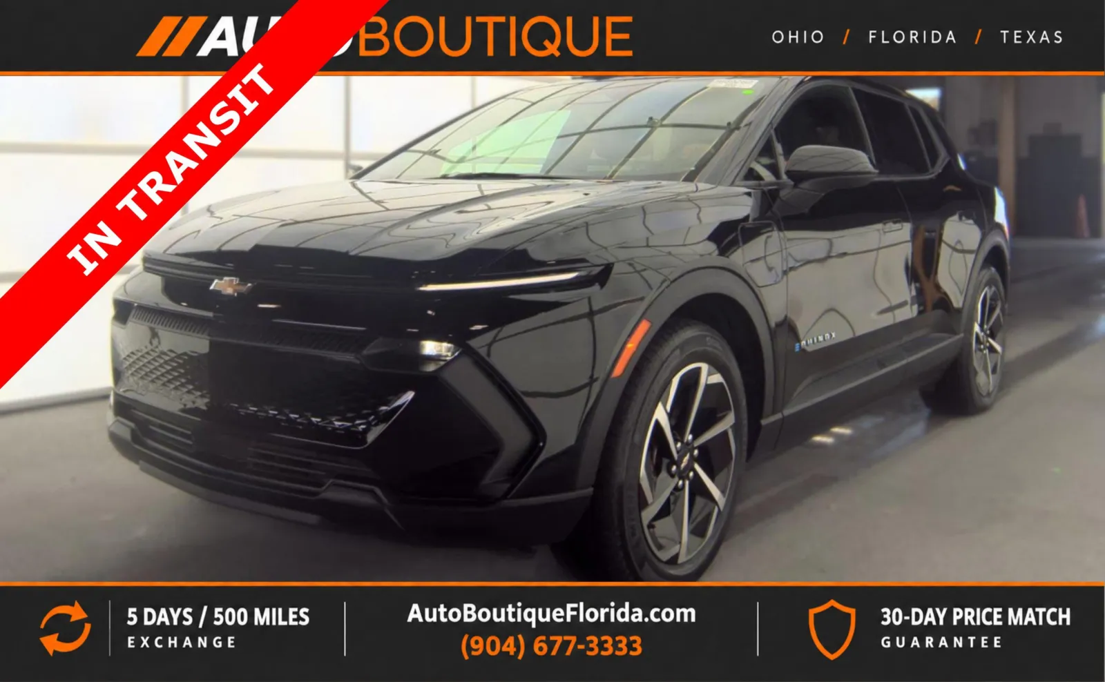 Black 2025 Chevrolet Equinox EV LT1 w/PCY for sale in Jacksonville, FL