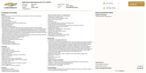 Photos of 2025 Chevrolet Equinox EV LT1 w/PCY for sale in Jacksonville, FL at Auto Boutique Florida