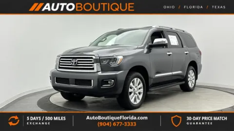 Gray 2018 Toyota Sequoia Platinum for sale in Jacksonville, FL