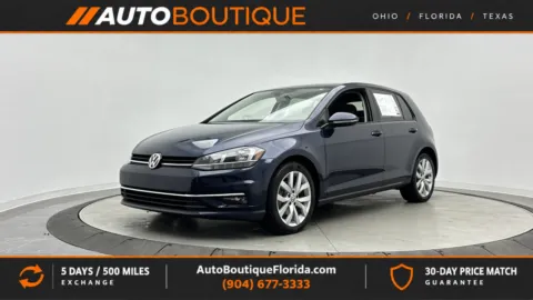 Blue 2019 Volkswagen Golf SE for sale in Jacksonville, FL