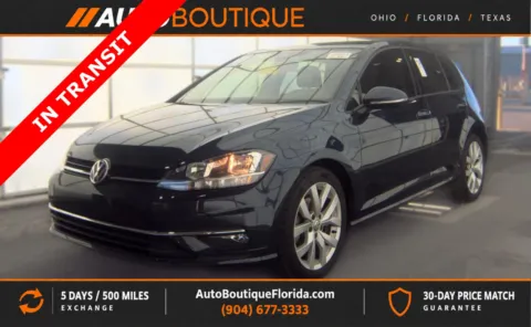 Blue 2019 Volkswagen Golf SE for sale in Jacksonville, FL