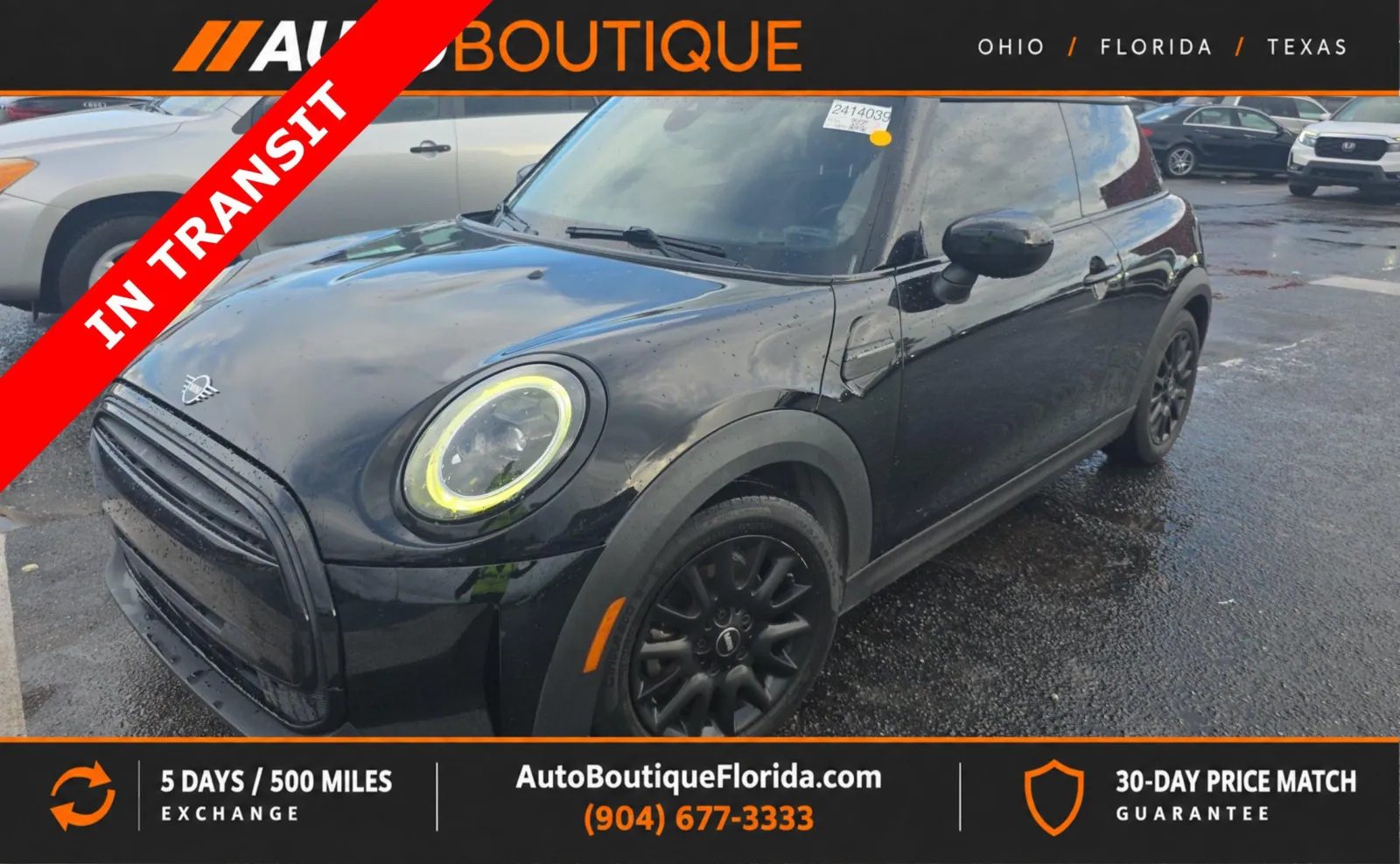 Black 2022 MINI Hardtop 2 Door Cooper for sale in Jacksonville, FL