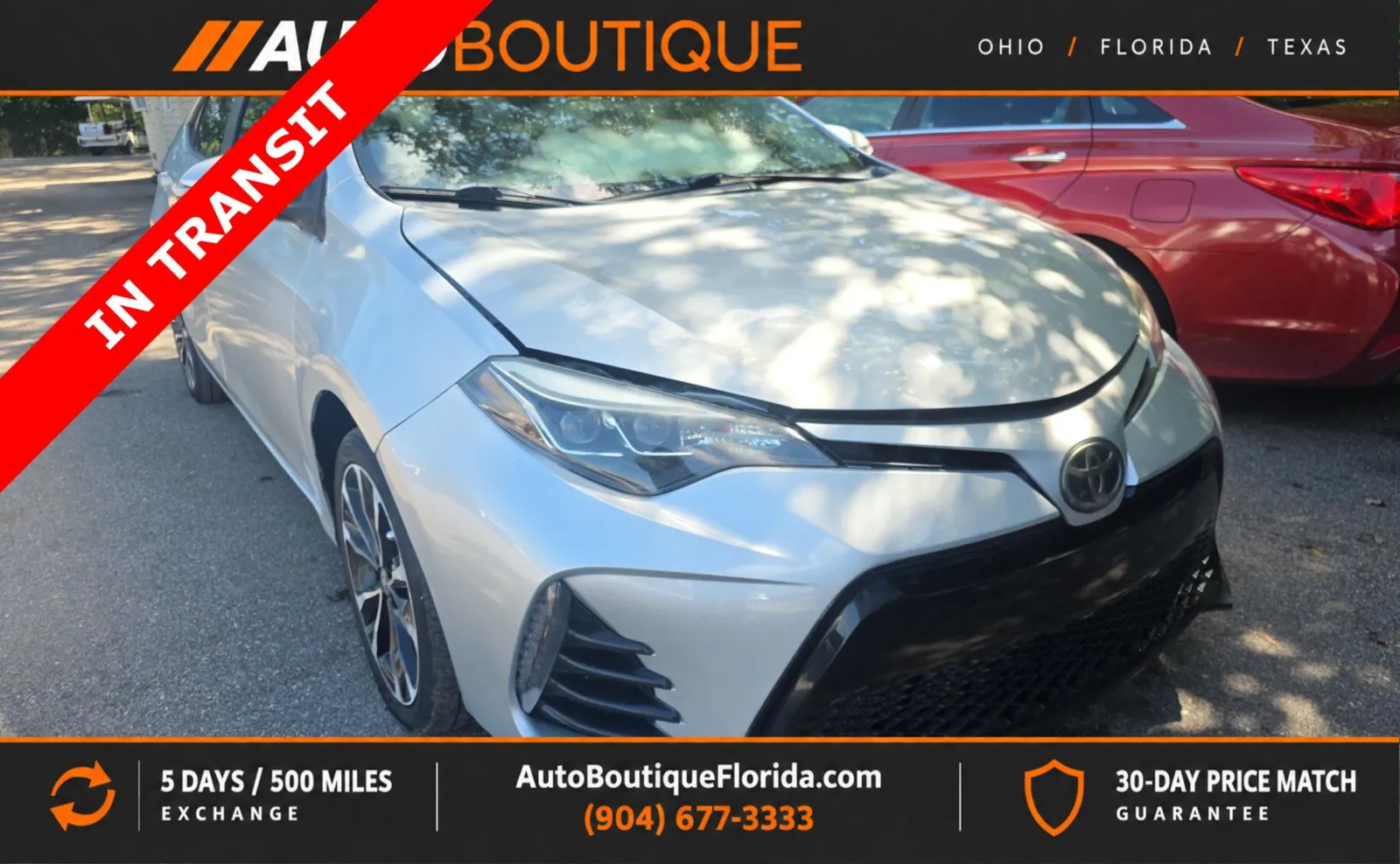 Silver 2019 Toyota Corolla SE for sale in Jacksonville, FL