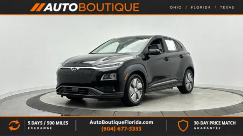 Black 2021 Hyundai Kona Electric Ultimate for sale in Jacksonville, FL