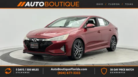 Red 2019 Hyundai Elantra Sport for sale in Jacksonville, FL