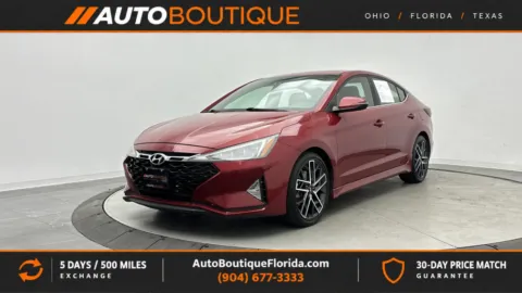 Red 2019 Hyundai Elantra Sport for sale in Jacksonville, FL