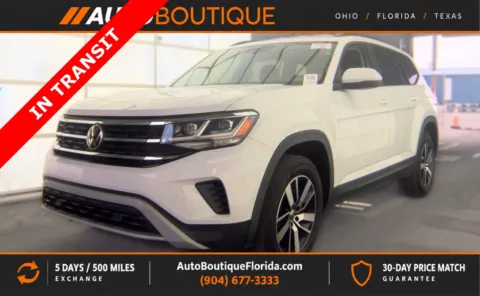 White 2021 Volkswagen Atlas 2.0T SE for sale in Jacksonville, FL