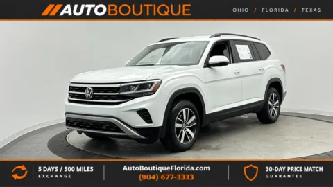 White 2021 Volkswagen Atlas 2.0T SE for sale in Jacksonville, FL