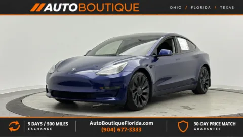 Blue 2023 Tesla Model 3 Performance for sale in Jacksonville, FL