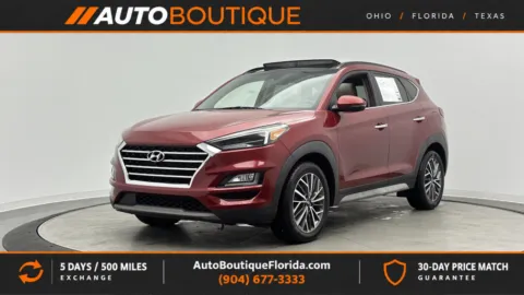 Red 2021 Hyundai Tucson Ultimate for sale in Jacksonville, FL