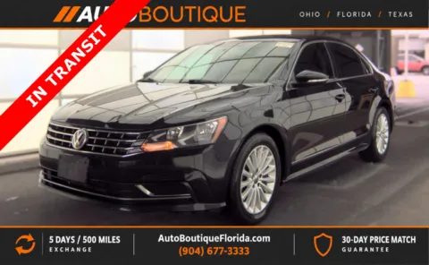 Black 2017 Volkswagen Passat 1.8T SE for sale in Jacksonville, FL
