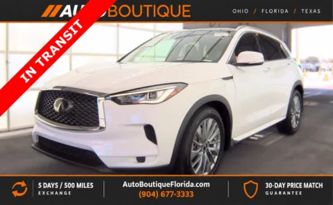 White 2023 INFINITI QX50 LUXE for sale in Jacksonville, FL