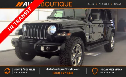 Black 2021 Jeep Wrangler Unlimited Sahara for sale in Jacksonville, FL
