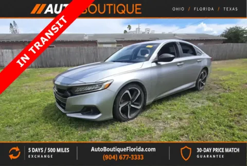 Silver 2021 Honda Accord Sedan Sport SE for sale in Jacksonville, FL