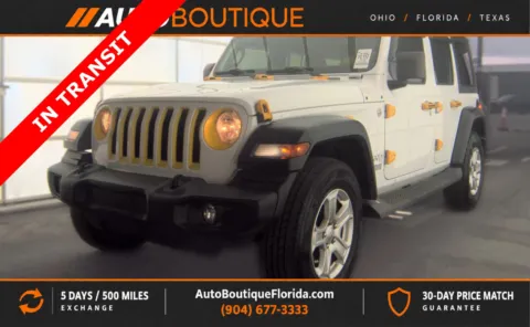 White 2018 Jeep Wrangler Unlimited Sport S for sale in Jacksonville, FL